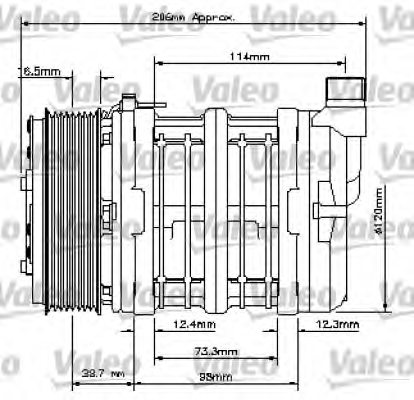 VALEO 815822 Compressor, air conditioning